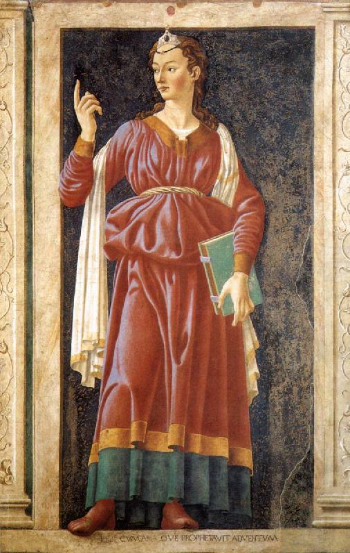 Andrea del Castagno The Cumean Sibyl China oil painting art